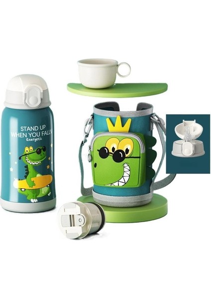 Zethus 550ML Taşınabilir Su Matarası - Mor (Yurt Dışından)