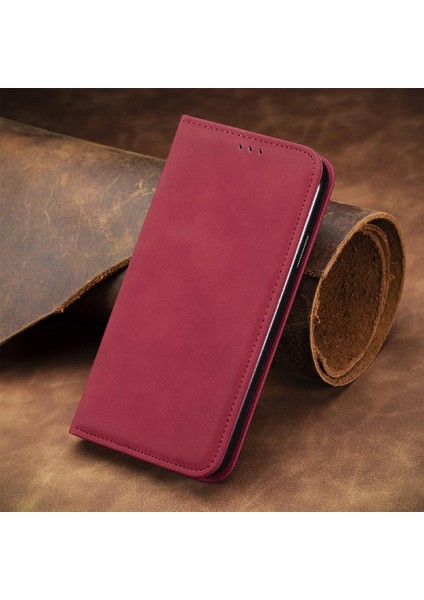 Tecno Pop 5 Basit Iş Kordon Deri Çanta Fermuar Cüzdan Için Kılıf (Yurt Dışından)