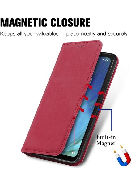 Tecno Pop 5 Basit Iş Kordon Deri Çanta Fermuar Cüzdan Için Kılıf (Yurt Dışından)