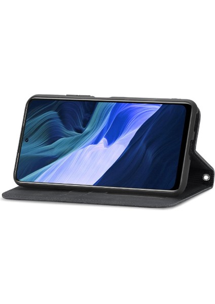 Infinix Not 10 Fermuar Cüzdan Basit Iş Kordon Deri Için Kılıf (Yurt Dışından)