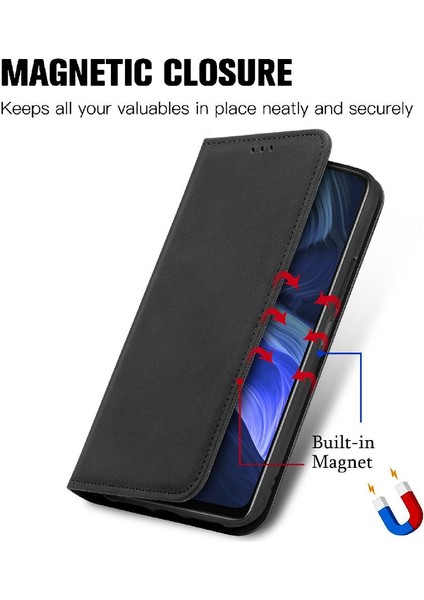Infinix Not 10 Fermuar Cüzdan Basit Iş Kordon Deri Için Kılıf (Yurt Dışından)