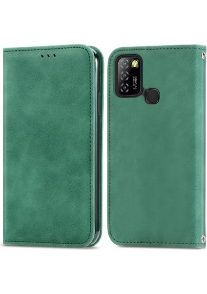Infinix Sıcak 10 Lite Basit Iş Fermuar Deri Çanta Cüzdan Için Kılıf (Yurt Dışından) indirimleri