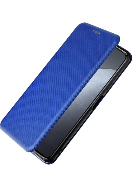 Cubot X50 Manyetik Karbon Fiber Deri Için Kılıf Folio Flip Case Tam (Yurt Dışından)