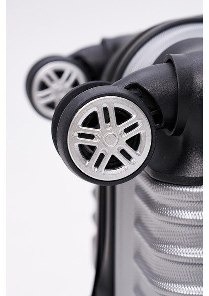 2'li Valiz Seti Elatae Valiz Büyük Boy ve Makyaj Gri 2'li Set indirimleri