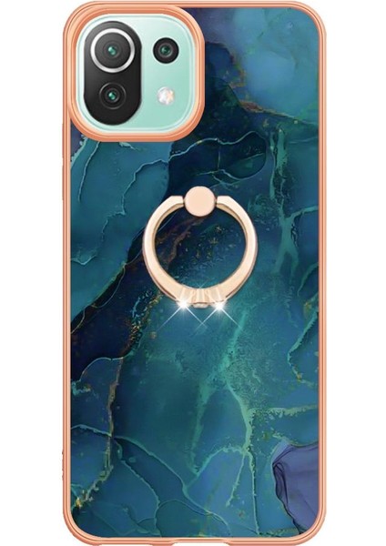 Xiaomi 11 Lite 5g Için Kılıf 360 &deg; Dönebilir Halka Mermer Darbeye Tpu (Yurt Dışından) modelleri