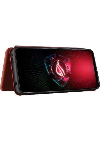 Manyi Mall Kart Tutucu Kartı ile Asus Rog Telefon 5 Deri Folio Flip Case Için Kılıf (Yurt Dışından)