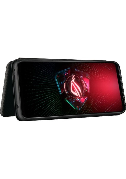 Kart Tutucu Kartı ile Asus Rog Telefon 5 Deri Folio Flip Case Için Kılıf (Yurt Dışından)