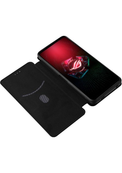 Kart Tutucu Kartı ile Asus Rog Telefon 5 Deri Folio Flip Case Için Kılıf (Yurt Dışından)