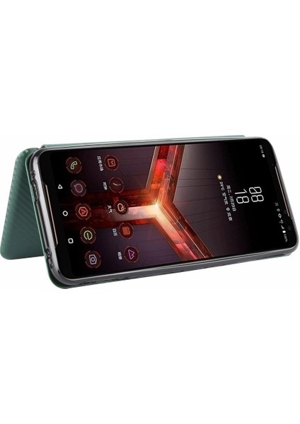 Asus Rog Telefon 2 ZS660KL Deri Folio Flip Case Kart Ekleme Için Kılıf (Yurt Dışından) modelleri