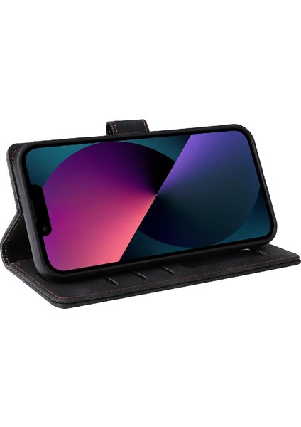 Iphone 15 Için Flip Case Cüzdan Kapak Çevirin Deri Kılıf Darbeye Basit (Yurt Dışından) fırsatları