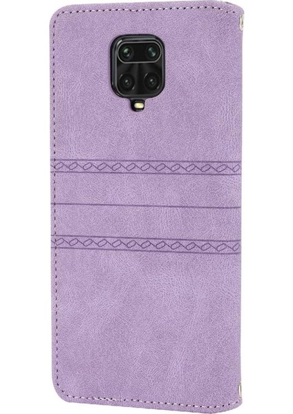 Xiaomi Redmi Not 10 Lite Için Flip Case Kickstand Cüzdan Kılıf Manyetik Pu (Yurt Dışından)