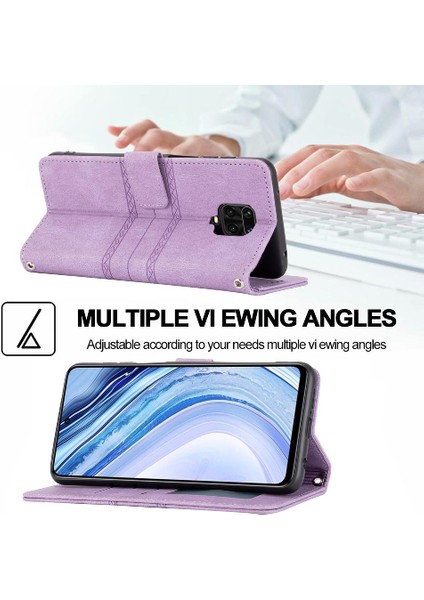 Xiaomi Redmi Not 10 Lite Için Flip Case Kickstand Cüzdan Kılıf Manyetik Pu (Yurt Dışından)