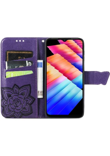 Tecno Sıcak 30I Iş Çok Renkli Kelebek Cüzdan Kanat Için Kılıf (Yurt Dışından)