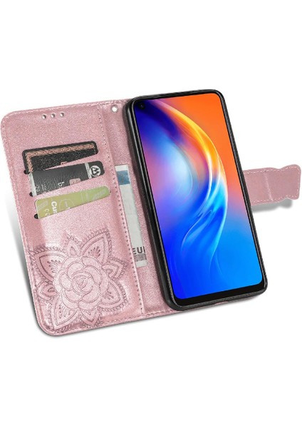 Tecno Spark 6 Kanat Çok Renkli Iş Kelebek Cüzdan Için Kılıf (Yurt Dışından)