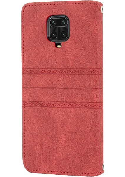 Xiaomi Redmi Not 9 Için Flip Case Pro Max Kickstand Cüzdan Kılıf Manyetik (Yurt Dışından)
