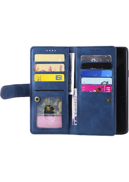 Samsung Galaxy S9 Artı Kordon Kickstand Cüzdan Pu Deri Için Flip Case (Yurt Dışından)
