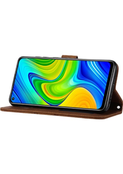Xiaomi Redmi Not 9 Için Flip Case 4g Cüzdan Kılıf Kickstand Pu Deri (Yurt Dışından)