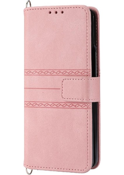 Samsung Galaxy Z Için Flip Case Magnetic 5 Manyetik Kapatma Cüzdan Kılıf Pu (Yurt Dışından)