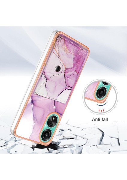 Oppo A78 4g Ince Cüzdan Yumuşak Tpu Tampon Mermer Kart Yuvaları Için Kılıf (Yurt Dışından) fırsatları