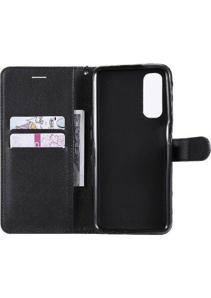 Kart Yuvası Iş Cüzdanı ile Realme 7 Klasik Düz Renk Için Flip Case (Yurt Dışından) fırsatları