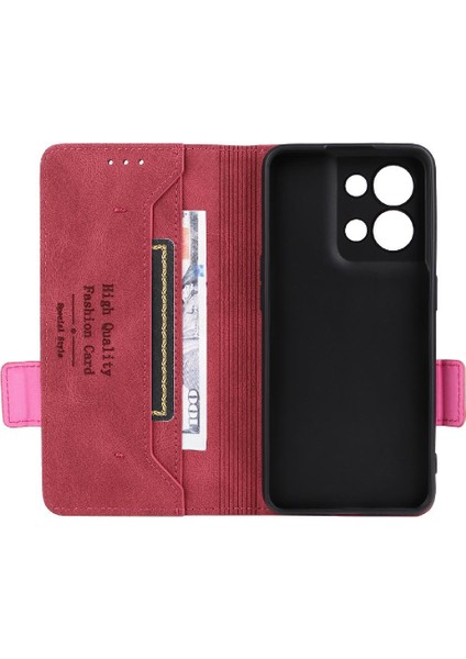 Realme C21Y/C25Y Deri Folio Flip Case Koruyucu Kapak Kartı Için Kılıf (Yurt Dışından)