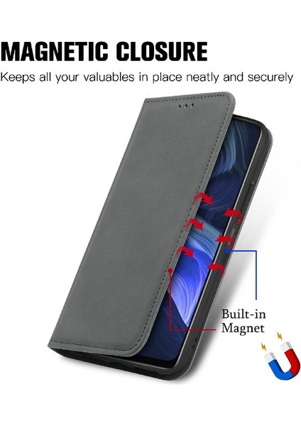 Infinix Not 10 Fermuar Cüzdan Basit Iş Kordon Deri Için Kılıf (Yurt Dışından)