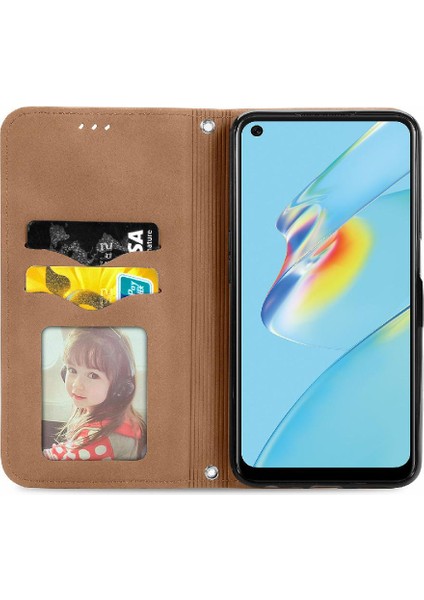 Oppo A54 4g Için Basit Iş Fermuar Deri Kılıf Cüzdan Kordon (Yurt Dışından) fiyatları