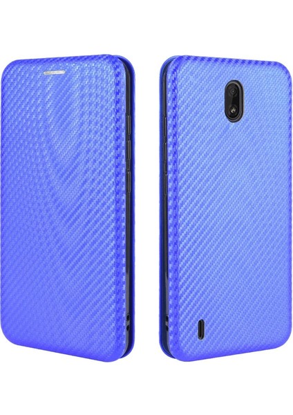 Nokia C2 Deri Folio Flip Case Için Kılıf Tam Koruma Kartı Ekleme (Yurt Dışından)