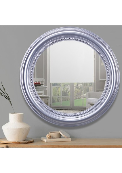 Round Ayna Gümüş