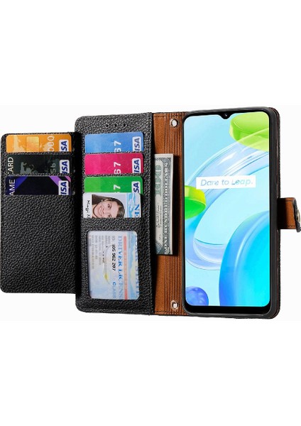 Realme C30 Deri Kılıf Kordon Fermuar Aşk Cüzdan (Yurt Dışından) indirimleri
