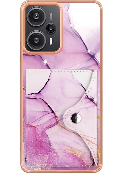 Xiaomi Poco F5 5g Kart Yuvaları Mermer Yumuşak Tpu Tampon Ince Cüzdan (Yurt Dışından) modelleri