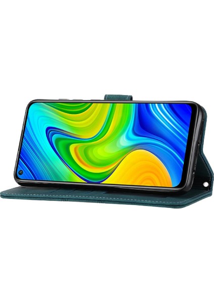 Xiaomi Redmi Not 9 Için Flip Case 4g Cüzdan Kılıf Kickstand Pu Deri (Yurt Dışından)