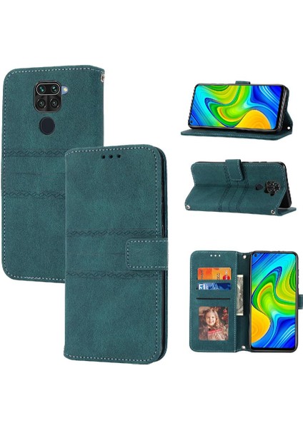 Xiaomi Redmi Not 9 Için Flip Case 4g Cüzdan Kılıf Kickstand Pu Deri (Yurt Dışından)