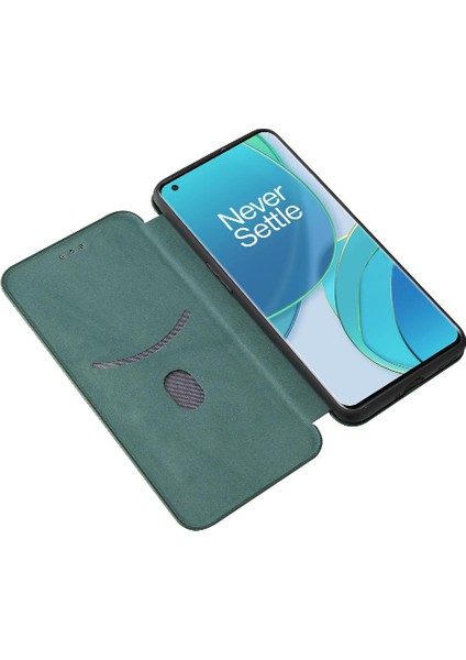 Oneplus 9 Için Kılıf Manyetik Karbon Fiber Kart Ekleme Tam Koruma (Yurt Dışından) fırsatları