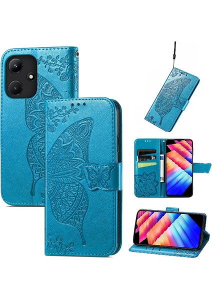 Tecno Sıcak 30I Iş Çok Renkli Kelebek Cüzdan Kanat Için Kılıf (Yurt Dışından)