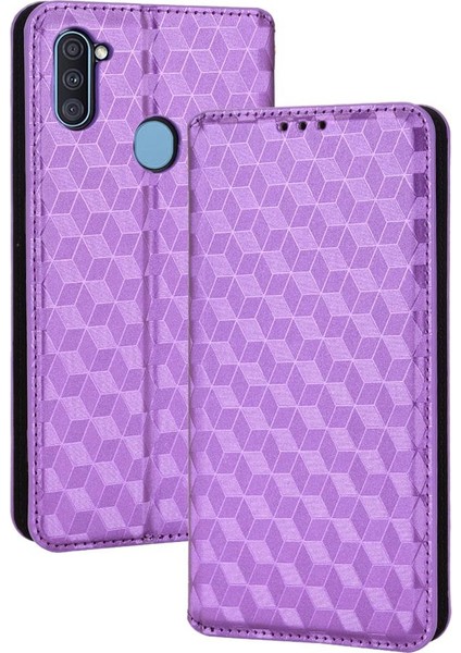 Samsung Galaxy A11 Pu Deri 3D Desen Cüzdan Kart Yuvaları Için Kılıf (Yurt Dışından)