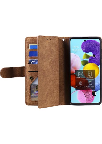 Samsung Galaxy A71 Için Flip Case 5g Kickstand Cüzdan Kordon Pu Deri 9 (Yurt Dışından) indirimleri