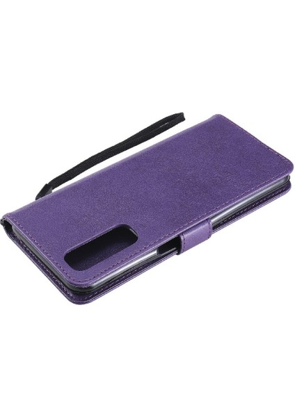 Kart Yuvası Iş Cüzdanı ile Realme 7 Klasik Düz Renk Için Flip Case (Yurt Dışından) fırsatları