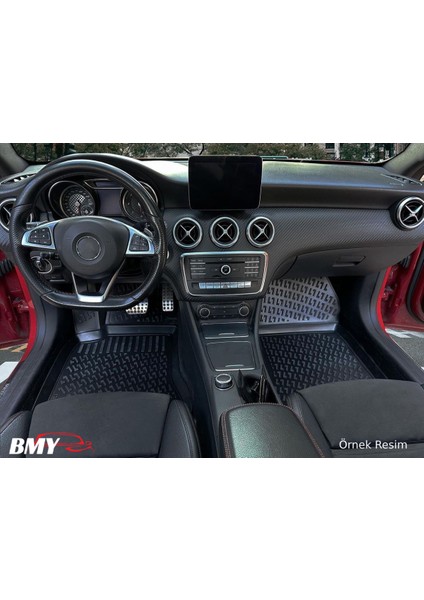 Seat Leon Ince Stepne 2005-2012 3D Araca Özel Paspas ve Bagaj Havuzu Bmy