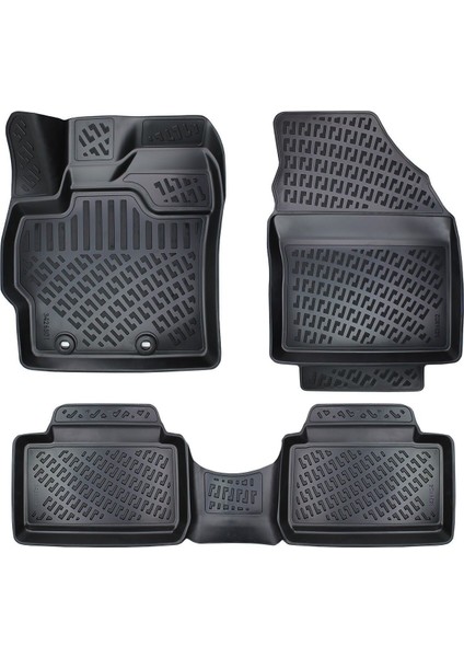 Toyota Yaris Cross 3D Araca Özel Havuzlu Paspas Bmy