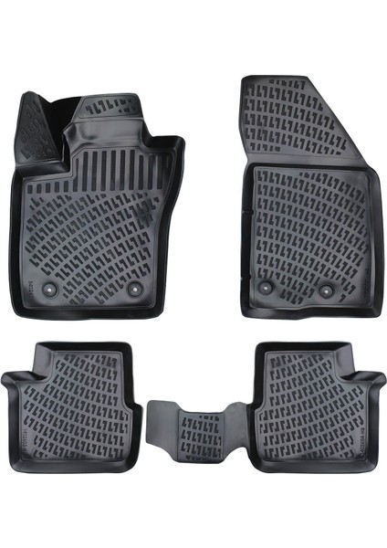 Fiat Egea 2015 Sonrası | Station Wagon 3D Araca Özel Havuzlu Paspas Bmy