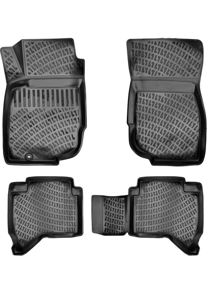 Toyota Hilux 2004-2015 3D Araca Özel Havuzlu Paspas Bmy