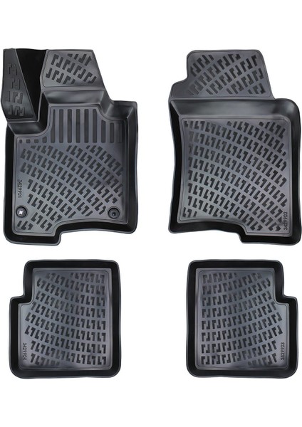 Fiat Panda 2011 Sonrası 3D Araca Özel Havuzlu Paspas Bmy