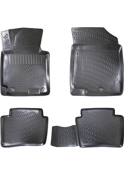 Hyundai Elantra 2010-2015 3D Araca Özel Havuzlu Paspas Bmy