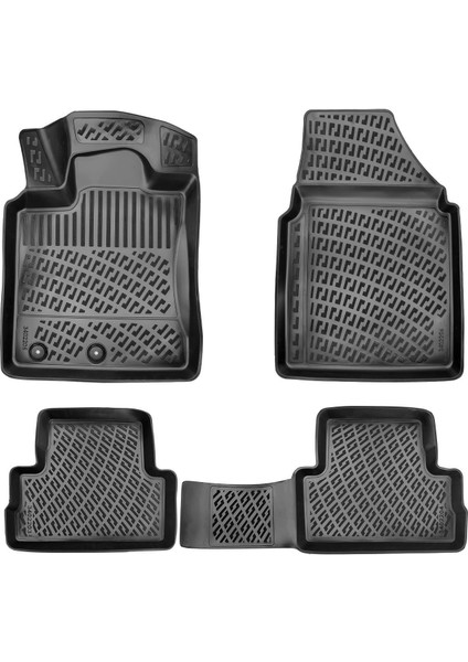 Nissan Qashqai 2006-2013 3D Araca Özel Havuzlu Paspas Bmy