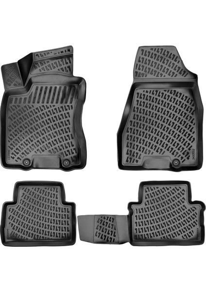 Nissan X-Trail 2007-2013 3D Araca Özel Havuzlu Paspas Bmy