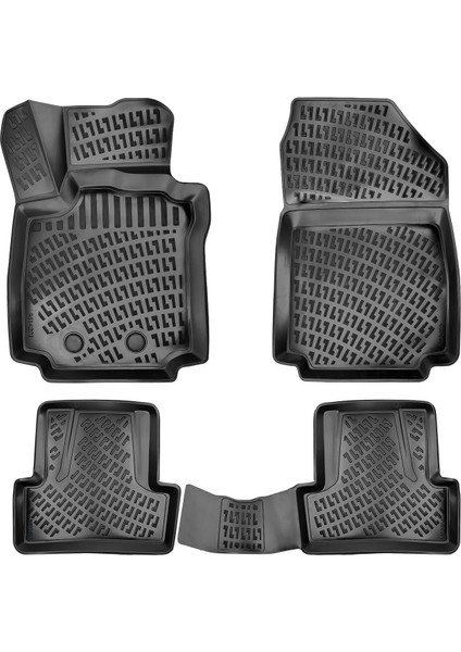 Renault Clio 3 2005-2012 3D Araca Özel Havuzlu Paspas Bmy