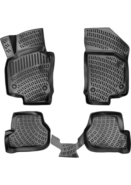 Seat Altea 2004-2015 3D Araca Özel Havuzlu Paspas Bmy