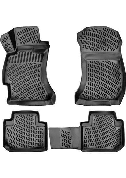 Subaru Forester 2013 Sonrası 3D Araca Özel Havuzlu Paspas Bmy