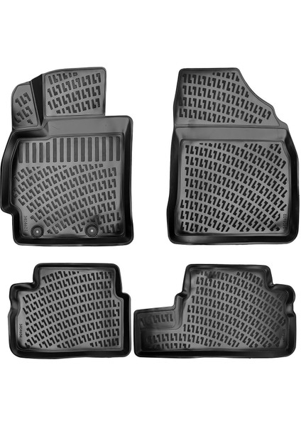 Toyota Corolla 2007-2013 3D Araca Özel Havuzlu Paspas Bmy